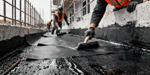 Residential and multifamily below-grade waterproofing systems